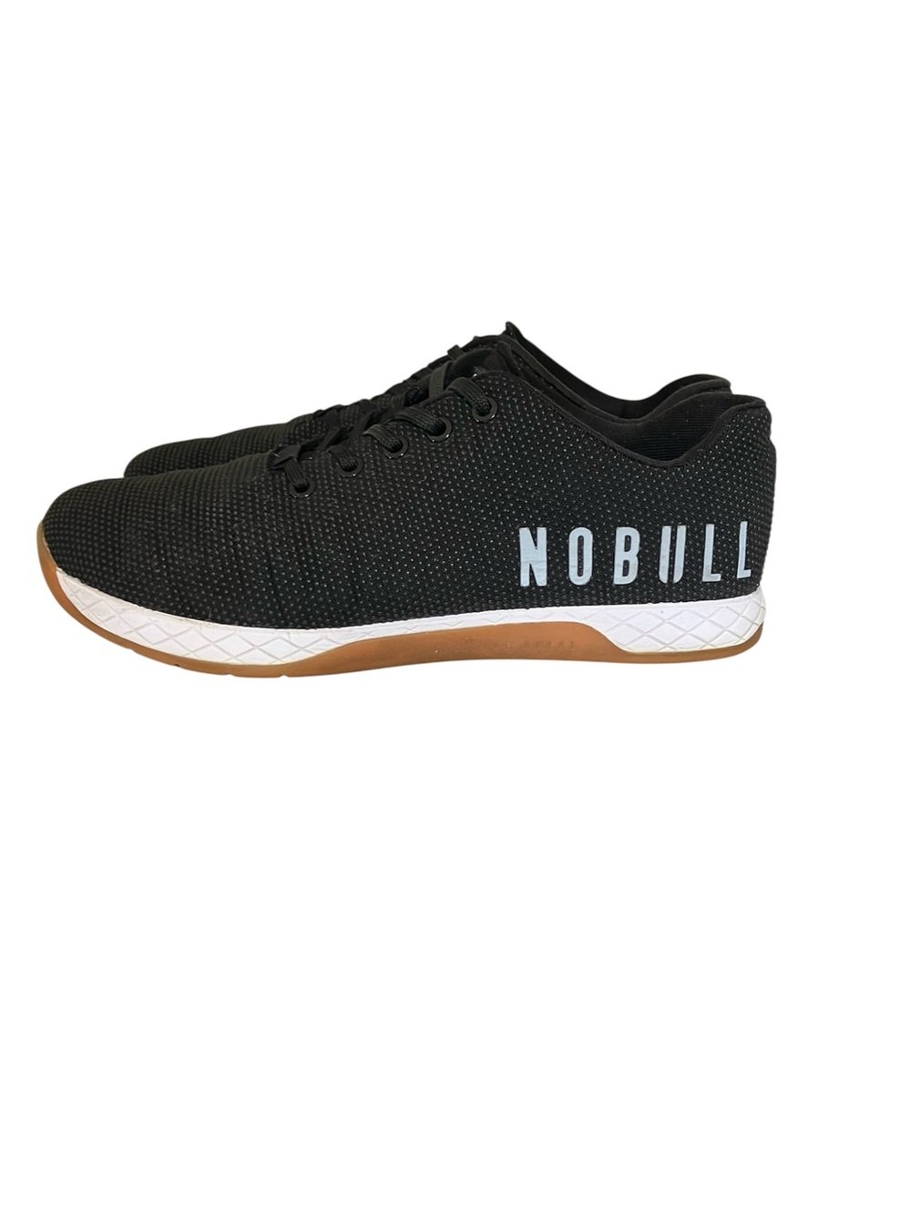 Nobull Outwork Edge Mens Size 9.5 Women’s 11 Black White Gum Training Sneakers